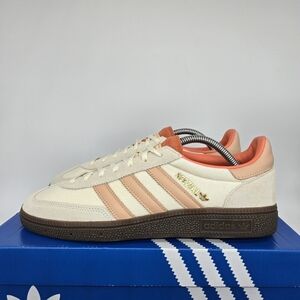 New adidas Handball Spezial 'Velvet Cream White Coral' Women's Shoes Size 6.5